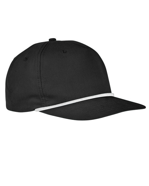 Custom Golf Cap – 5-Panel with Contrasting Snapback Closure