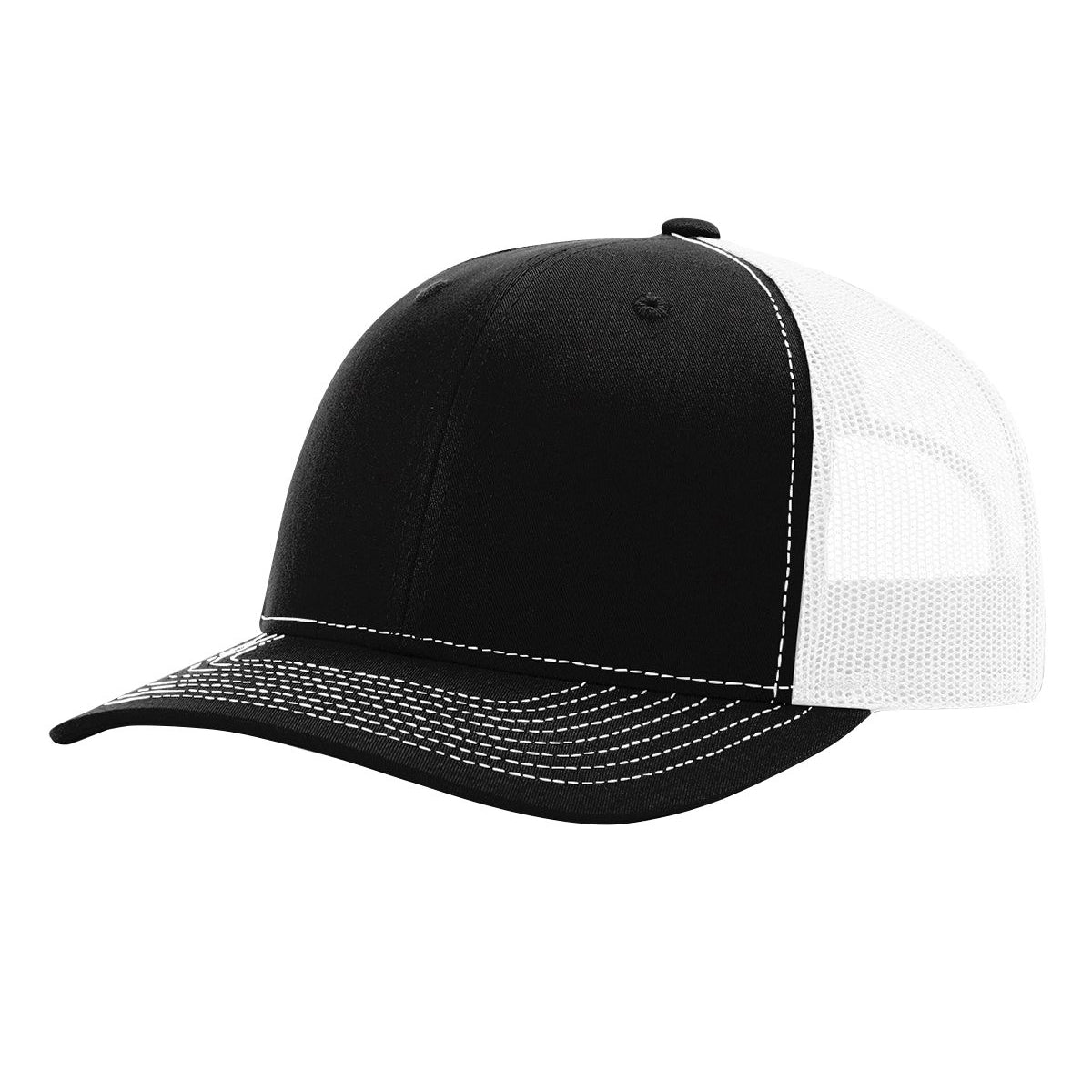 112 Richardson Trucker Snapback – Custom Mid-Profile Mesh Cap for Embroidery or Branding