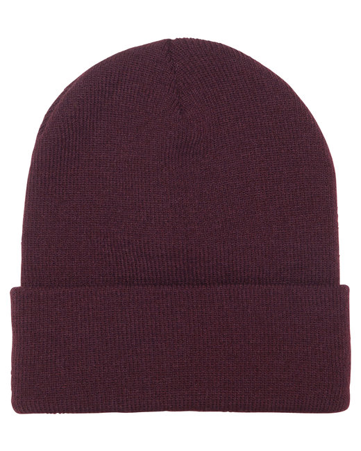 Custom Cuffed Knit Beanie – Soft Acrylic Knit, Embroidery-Ready