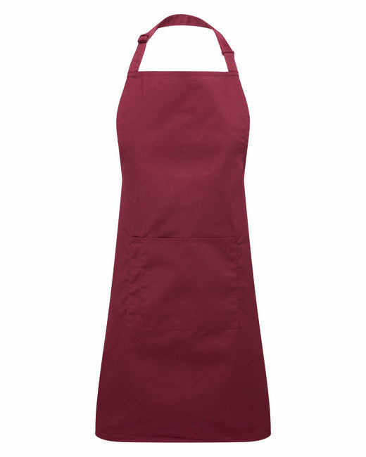 Custom Recycled Bib Apron with Pocket – Adjustable & Durable