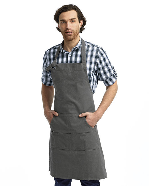 Custom Heavy Cotton Canvas Pocket Apron – Adjustable & 4-Compartment Design