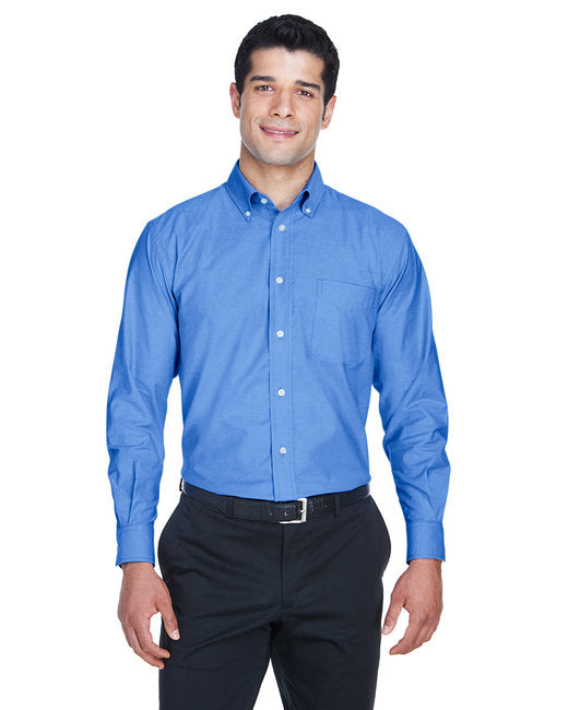 Custom Long-Sleeve Oxford Shirt – Stain-Release & Wrinkle-Free