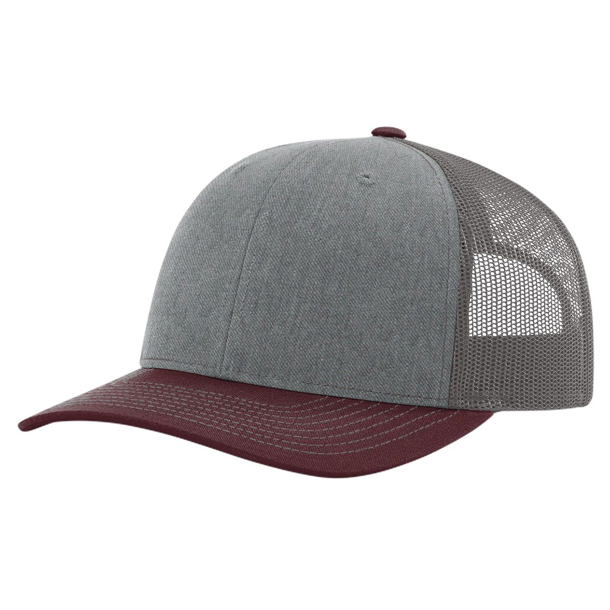 112 Richardson Trucker Snapback – Custom Mid-Profile Mesh Cap for Embroidery or Branding