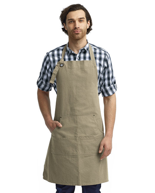 Custom Heavy Cotton Canvas Pocket Apron – Adjustable & 4-Compartment Design