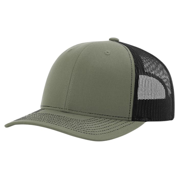 112 Richardson Trucker Snapback – Custom Mid-Profile Mesh Cap for Embroidery or Branding