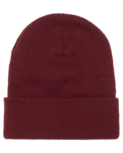 Custom Cuffed Knit Beanie – Soft Acrylic Knit, Embroidery-Ready