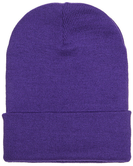 Custom Cuffed Knit Beanie – Soft Acrylic Knit, Embroidery-Ready