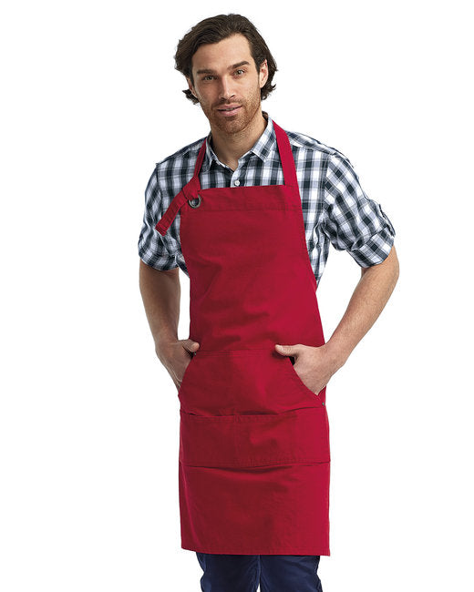 Custom Heavy Cotton Canvas Pocket Apron – Adjustable & 4-Compartment Design