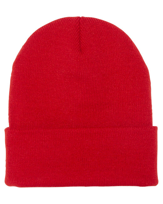 Custom Cuffed Knit Beanie – Soft Acrylic Knit, Embroidery-Ready