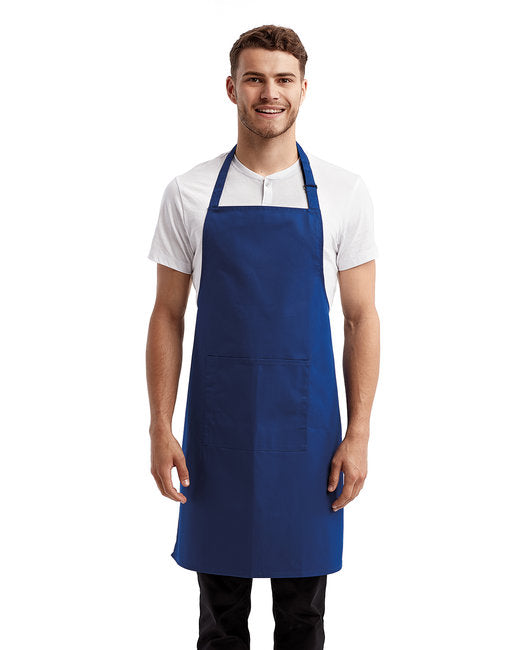 Custom Recycled Bib Apron with Pocket – Adjustable & Durable