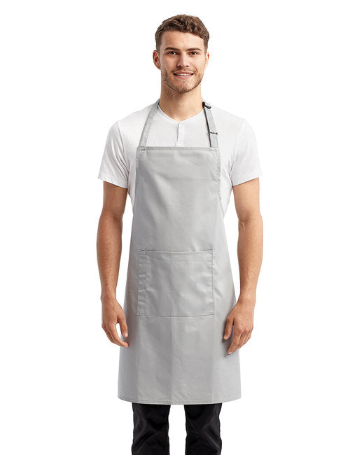 Custom Recycled Bib Apron with Pocket – Adjustable & Durable