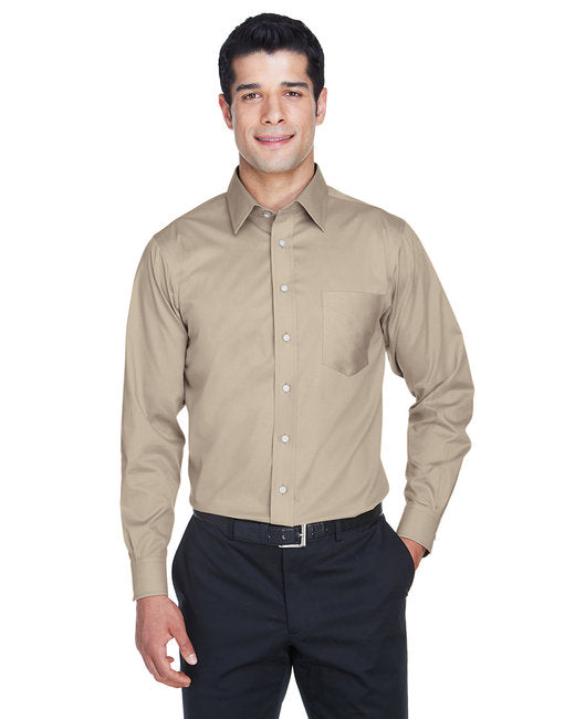 Custom Stretch Twill Shirt – Non-Iron, Stain-Release & Active Fit