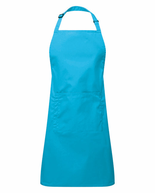 Custom Recycled Bib Apron with Pocket – Adjustable & Durable