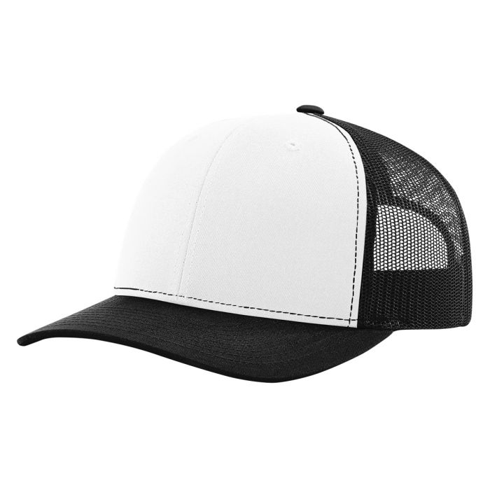 112 Richardson Trucker Snapback – Custom Mid-Profile Mesh Cap for Embroidery or Branding