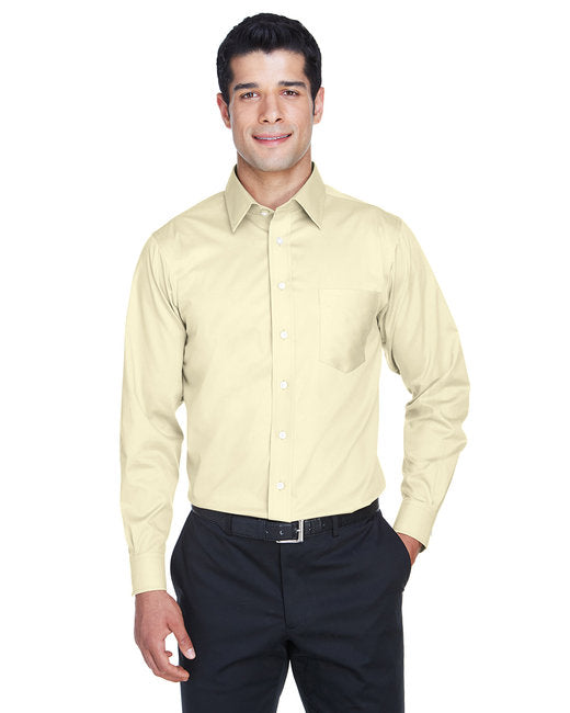 Custom Stretch Twill Shirt – Non-Iron, Stain-Release & Active Fit