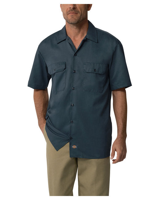 Custom Short-Sleeve Work Shirt – Durable, Stain-Resistant & Comfortable