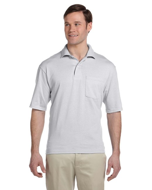 Jerzees Adult SpotShield™ Stain-Resistant Pocket Jersey Polo