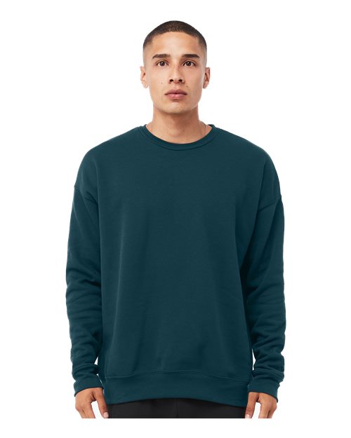 Sponge Fleece Drop Shoulder Crewneck Sweatshirt - BELLA + CANVAS | Soft, Modern, and Unisex