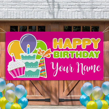 Custom Birthday Banners in Various Sizes – High Quality and Fast Shipping