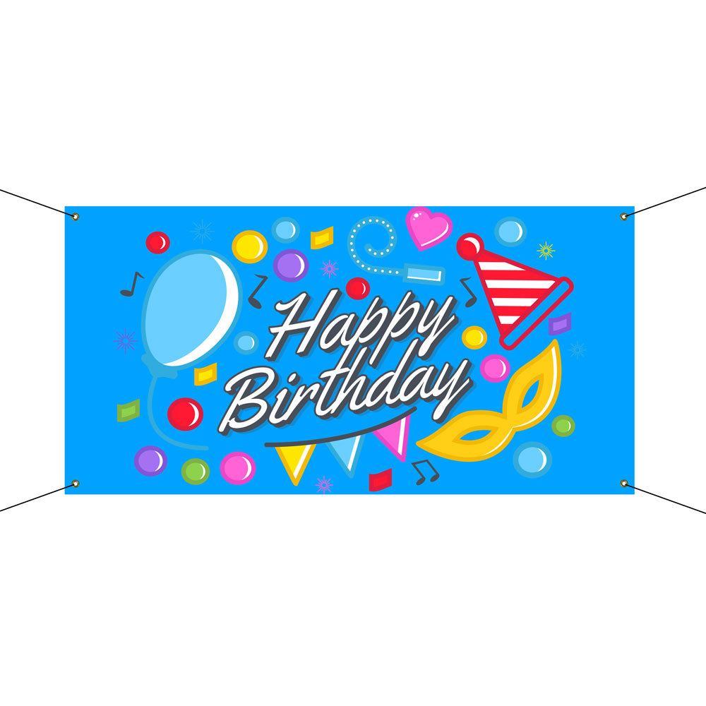 Custom Birthday Banners for Indoor and Outdoor Parties – Fast Shipping