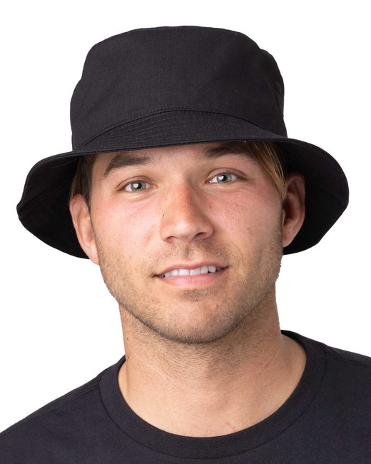 Custom Lariat Bucket Hat – Ripstop Cotton with Side Eyelets