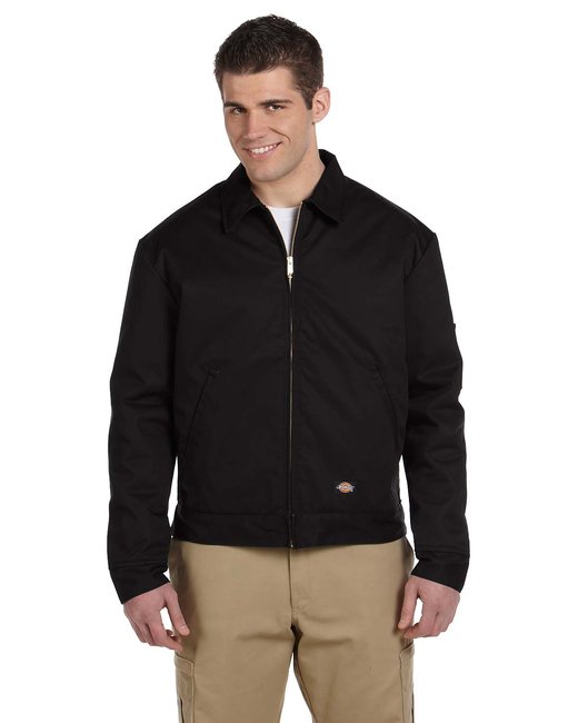 Dickies Men's Lined Eisenhower Jacket – Durable, Water-Repellent Workwear