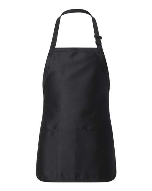 Full-Length Apron With Pouch Pocket - Q-Tees | Customizable and Functional