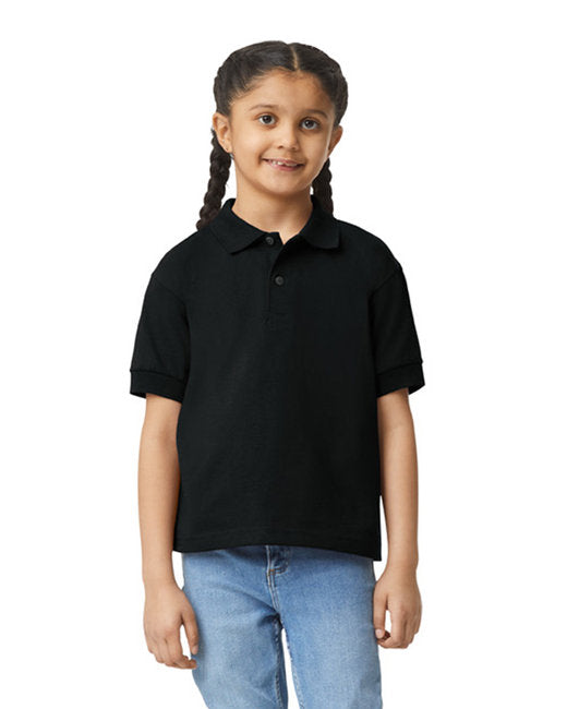 Gildan Youth Jersey Polo with Moisture-Wicking DryBlend® Fabric