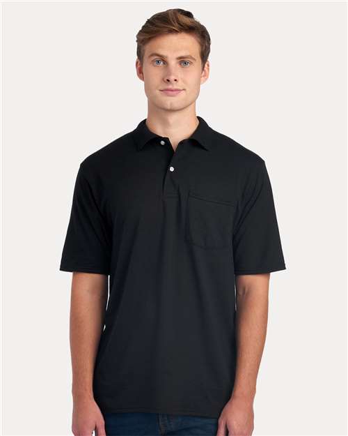 Dri-Power® Polo With Pocket - JERZEES | Moisture-Wicking, Durable, and Custom-Ready