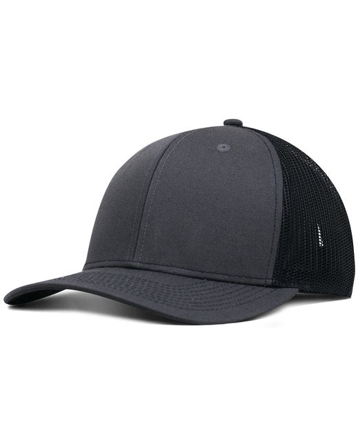 Custom Pro Style Trucker Hat – Semi-Pro Stitching with Snap Closure