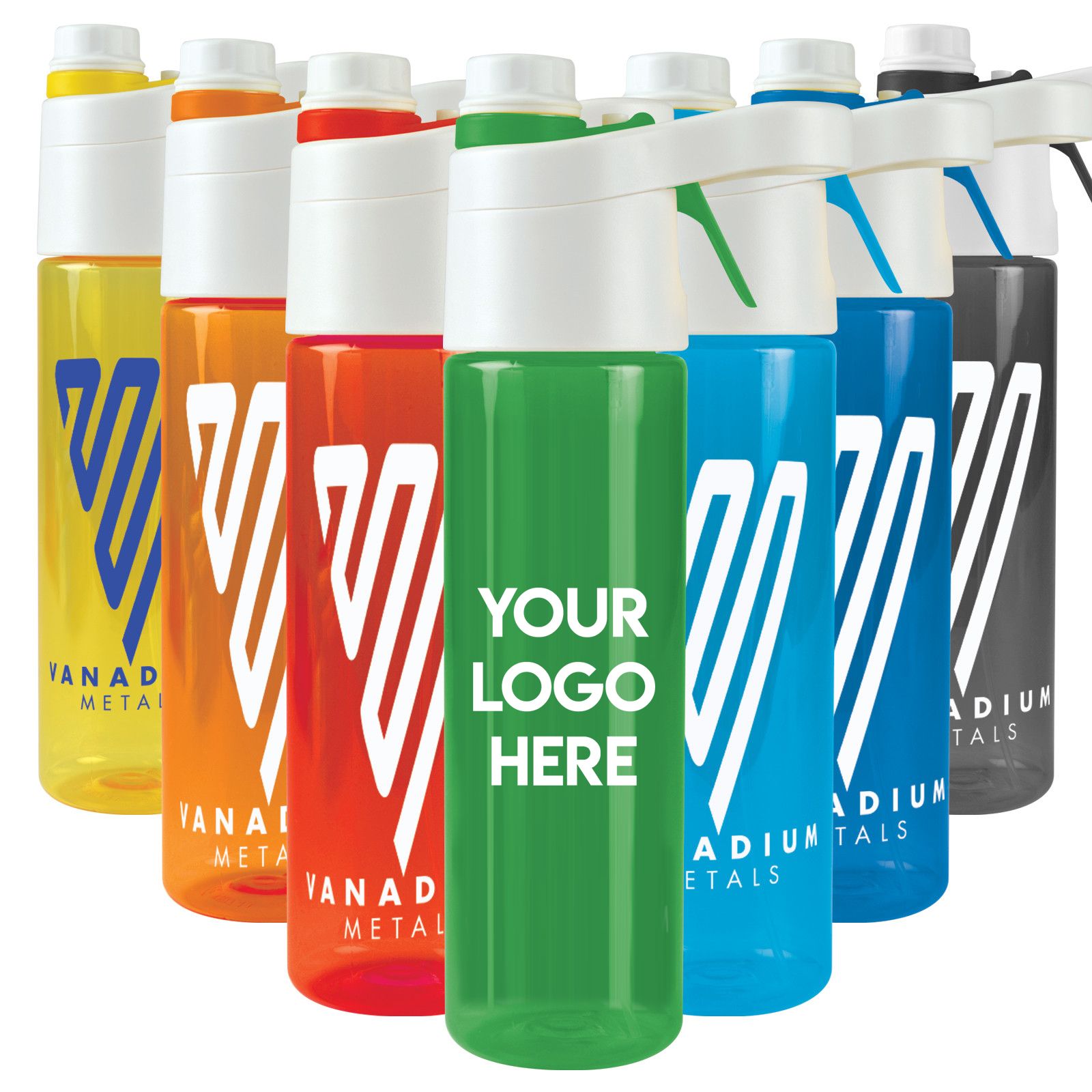 Custom printed drinkware designed for corporate events.