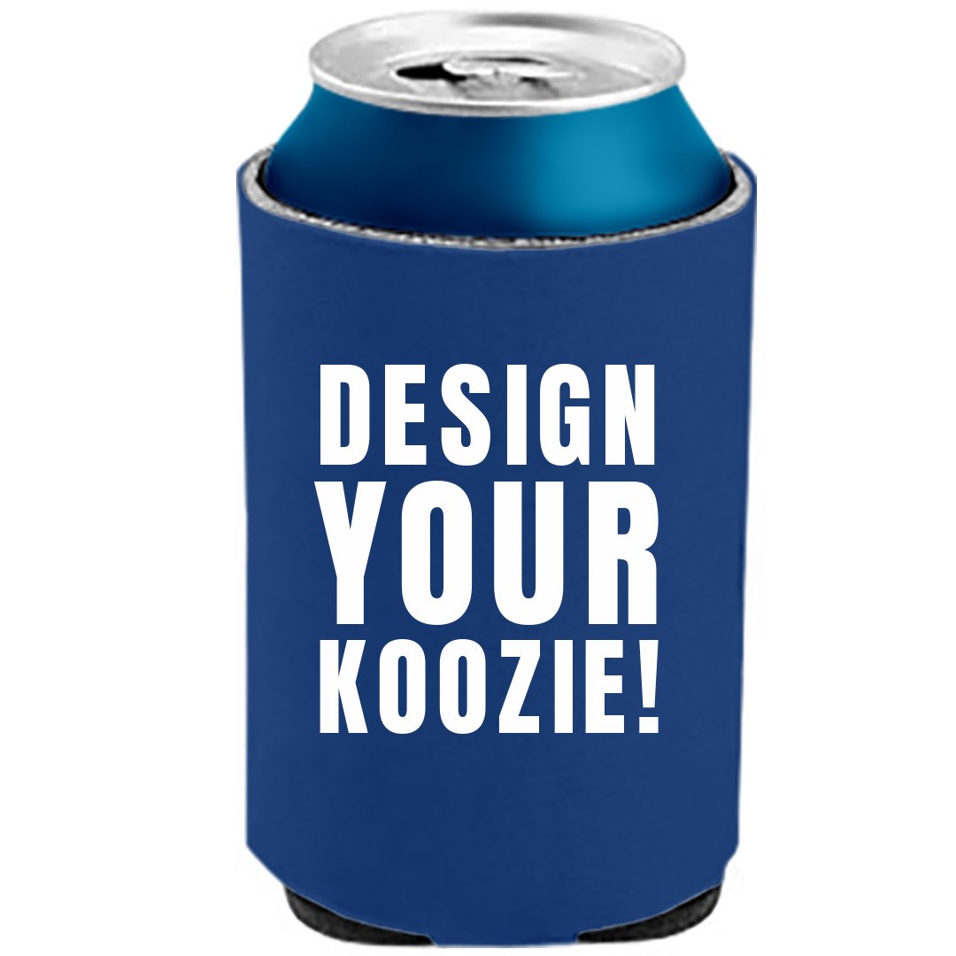 Versatile custom koozie suitable for all types of events.