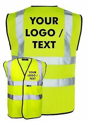 Reusable custom printed safety vests designed for seasonal use.