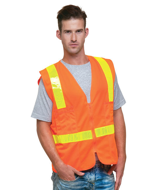 Bayside Unisex USA Made 22Surv-Y Class 2 ANSI High-Vis Surveyor Safety Vest