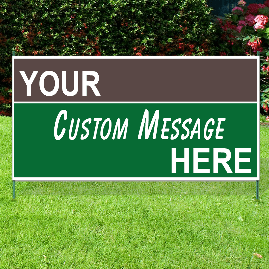 Custom Business Advertising Signs with Logo – Online Design and Fast Shipping