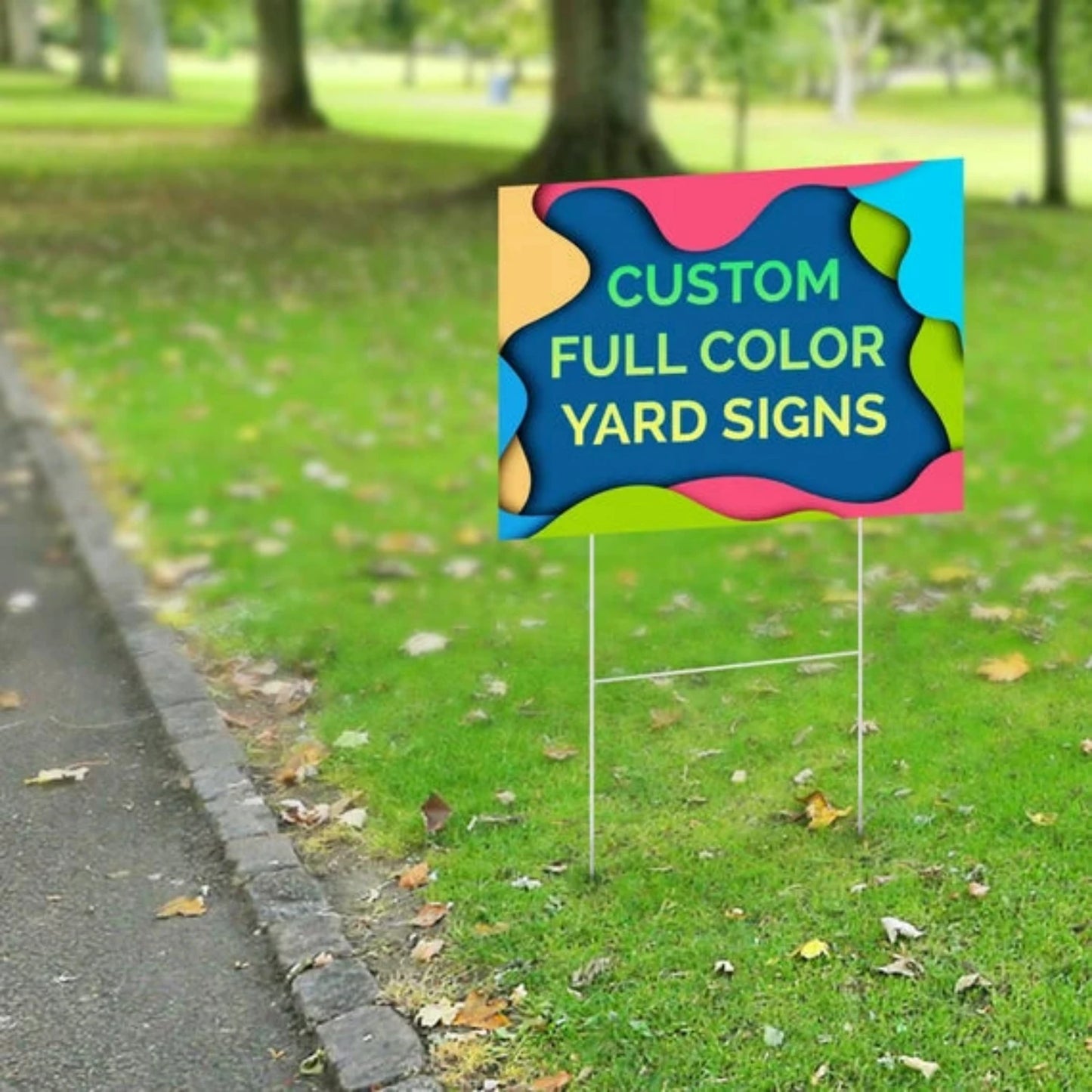  Events Custom Business Advertising Branded Lawn Signs – Fast Shipping