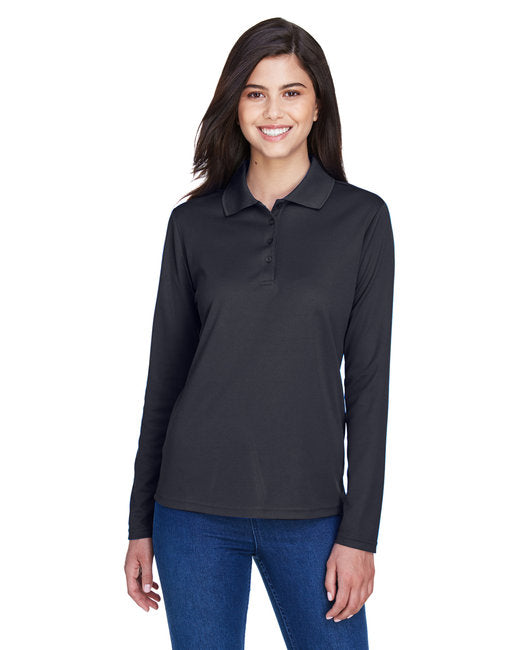 CORE365 Ladies' Pinnacle Performance Long-Sleeve Piqué Polo