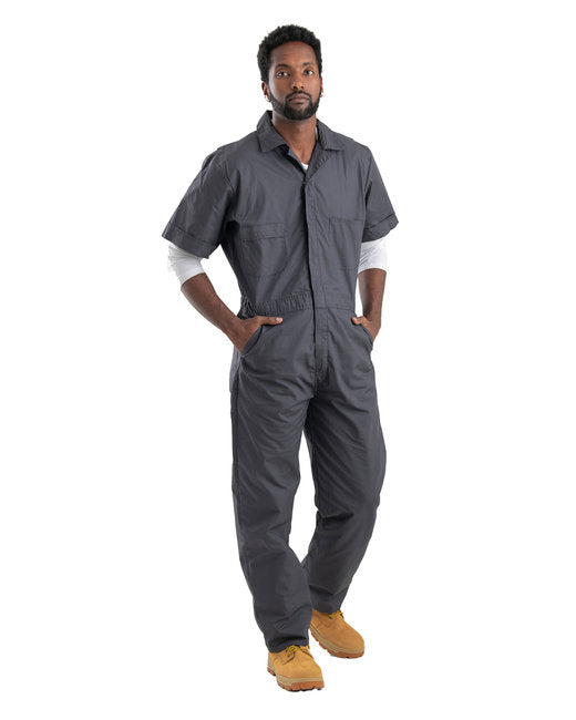 Berne Men's Axle Short Sleeve Coverall – Durable and Functional Workwear