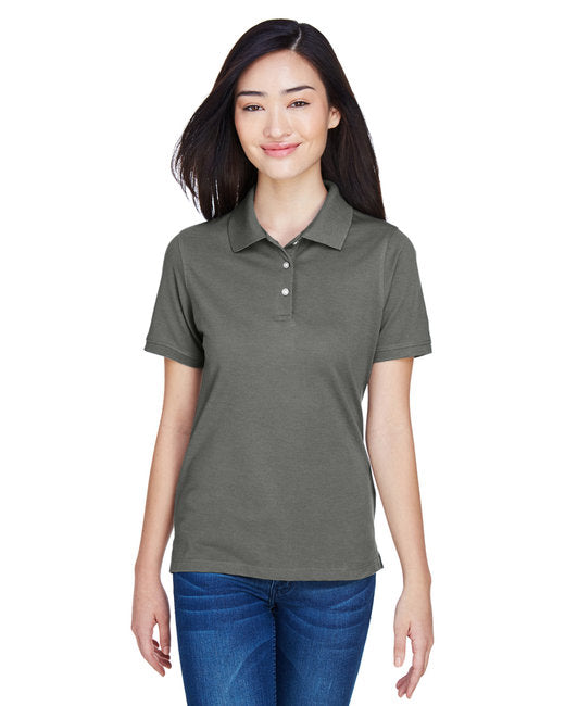 Harriton Ladies' Easy Blend™ Wrinkle-Resistant Polo