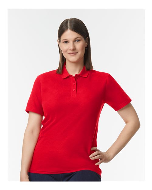 Softstyle® Women’s Pique Polo - Gildan | Comfortable, Semi-Fitted, and Embroidery-Ready