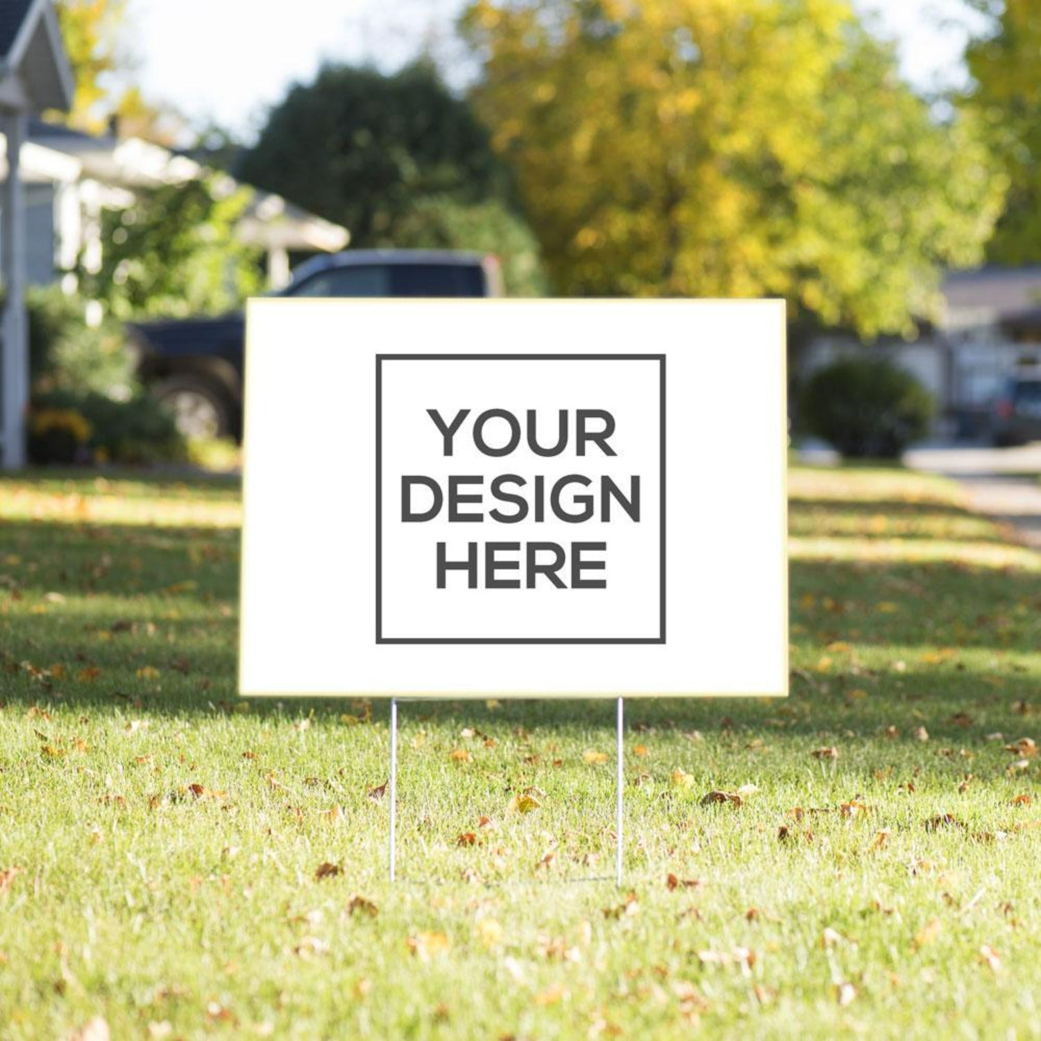 Corporate Events Custom Company Logo Branded Lawn Signs – Fast Shipping