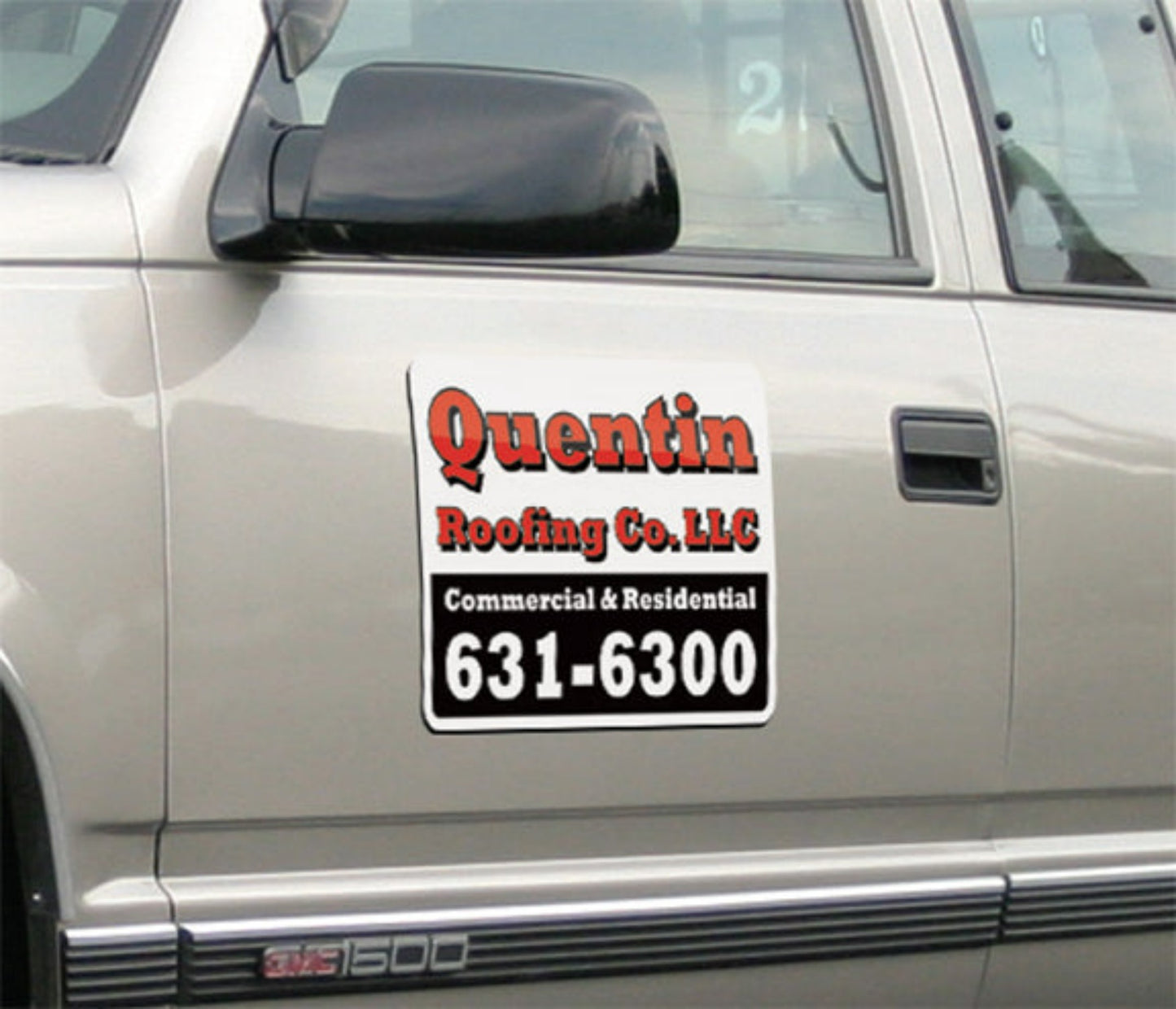 Online Design Tool for Custom Construction Company Car Magnets