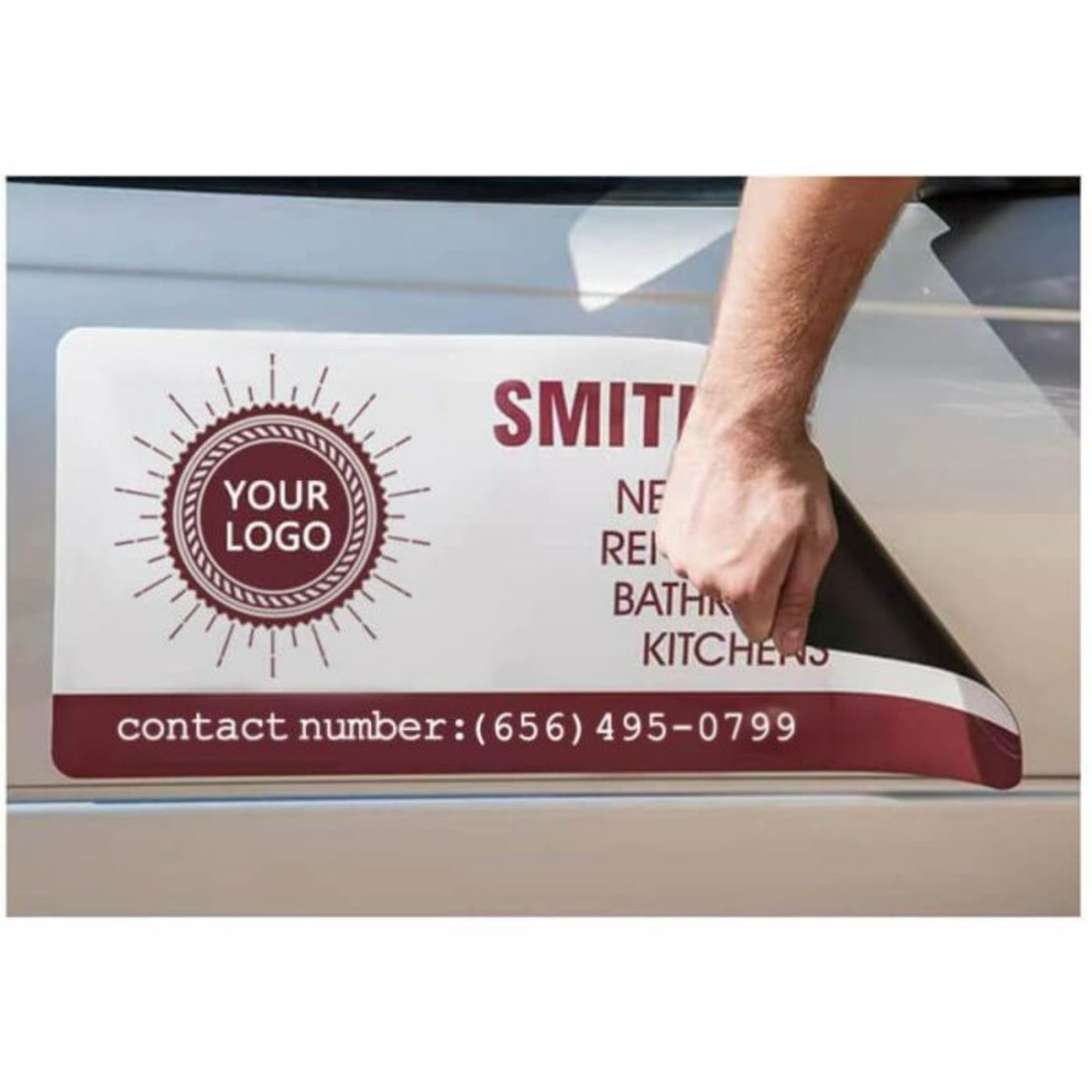 Variety of Custom Construction Company Car Magnets - Online Design