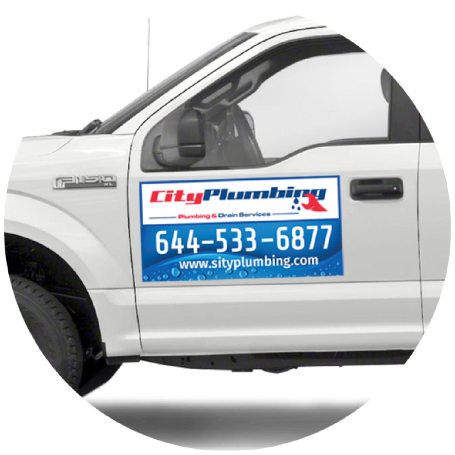 Custom Construction Company Car Magnets on a Vehicle - Online Design