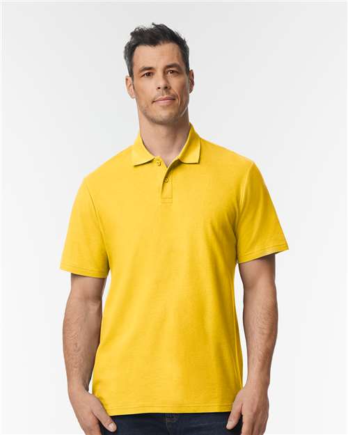 Softstyle® Adult Pique Polo - Gildan | Modern, Comfortable, and Embroidery-Ready