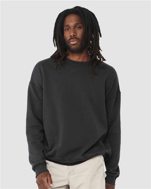 Sponge Fleece Drop Shoulder Crewneck Sweatshirt - BELLA + CANVAS | Soft, Modern, and Unisex