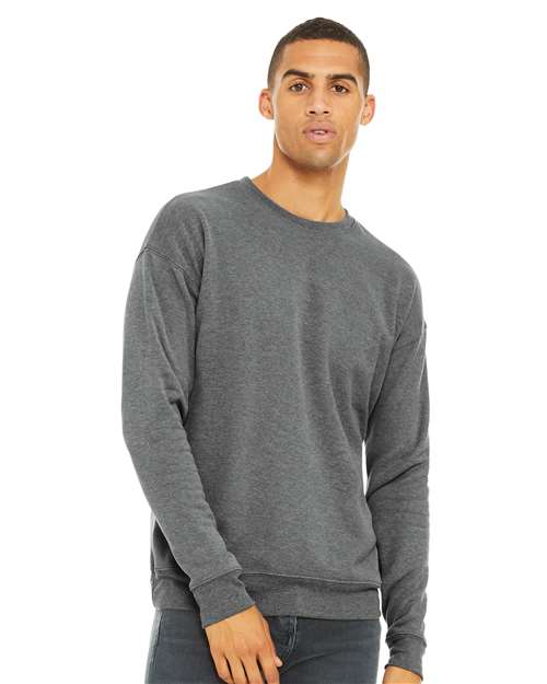 Sponge Fleece Drop Shoulder Crewneck Sweatshirt - BELLA + CANVAS | Soft, Modern, and Unisex