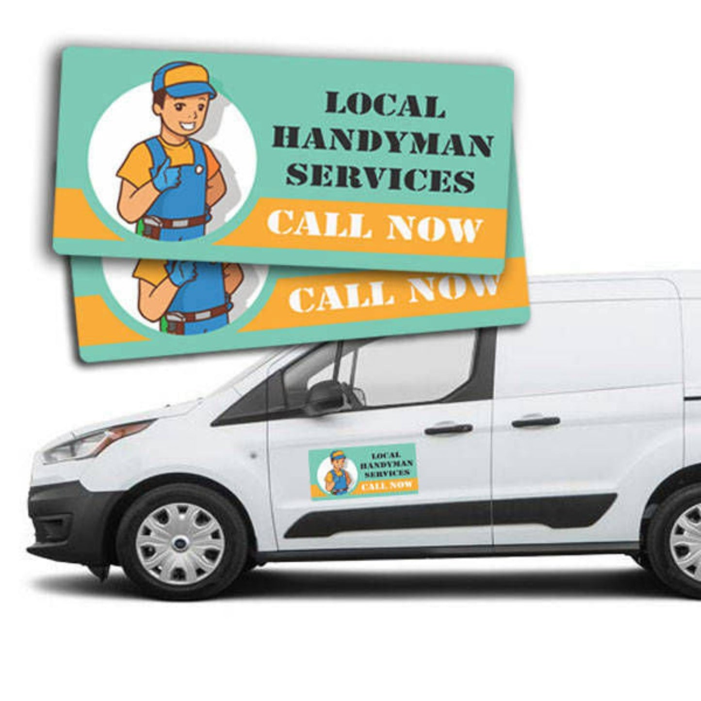 Custom Delivery Service Car Magnets with Logo - Online Design