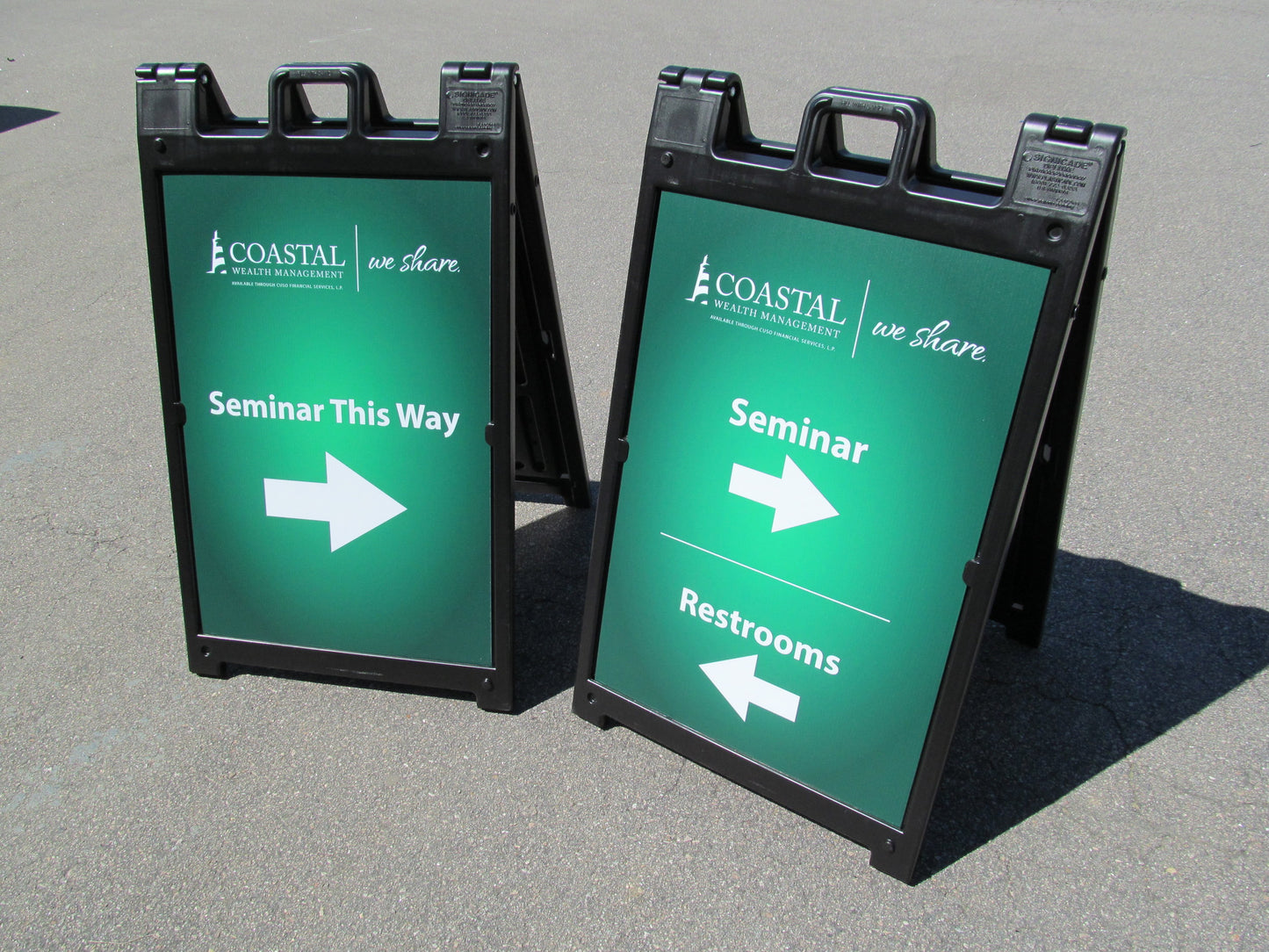 Easy Installation Custom Event Planning A-Frame Signage – Fast Shipping