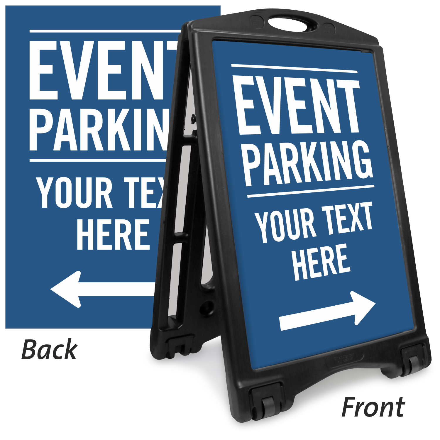 High-Quality Printing on Custom Event Planning A-Frame Signage – Fast Shipping